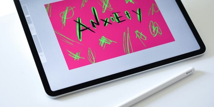 anxiety on a tablet